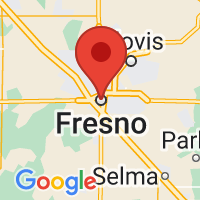 Map of Fresno CA US